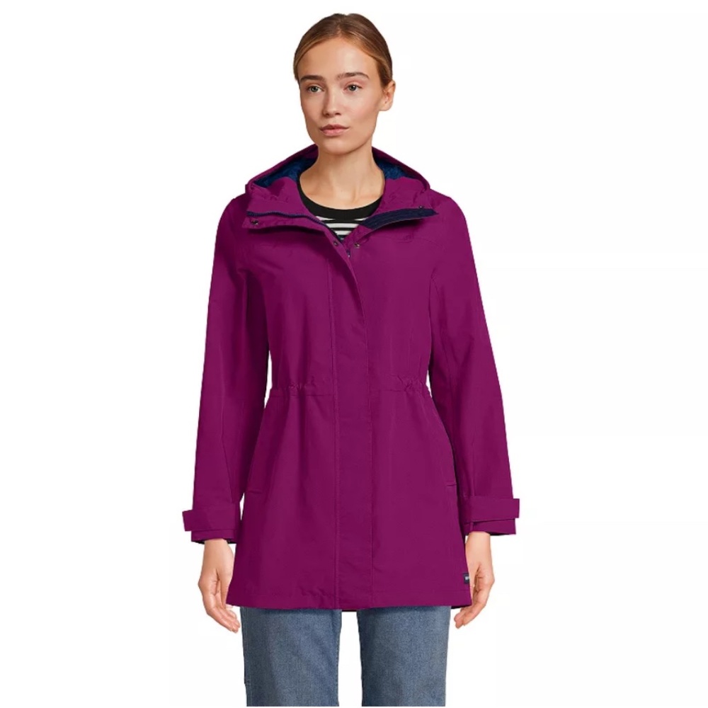 Lands' End Classic Squall Hooded Raincoat